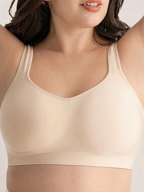 Shapermint Seamless Wireless Shaper Bra - Nude Beige NWT